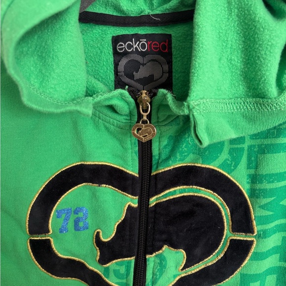 Ecko Unlimited Green Women’s Hoodie - Picture 5 of 14